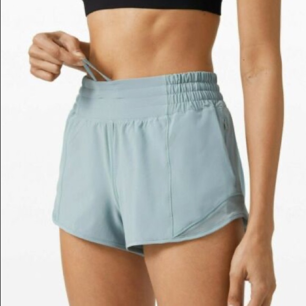 Lululemon Blue Cast Hotty Hot Shorts
